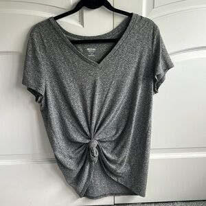 Mossimo supply grey tie v neck XL
